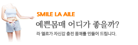 smile la aile(예쁜몸매 어디가 좋을까? - 라 엘르가 자신감 충전 몸매를 만들어 드립니다.)